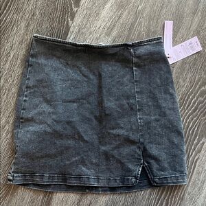 Wild Fable Charcoal Mini Skirt